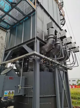 Bottom heat storage brick quick replacement technology