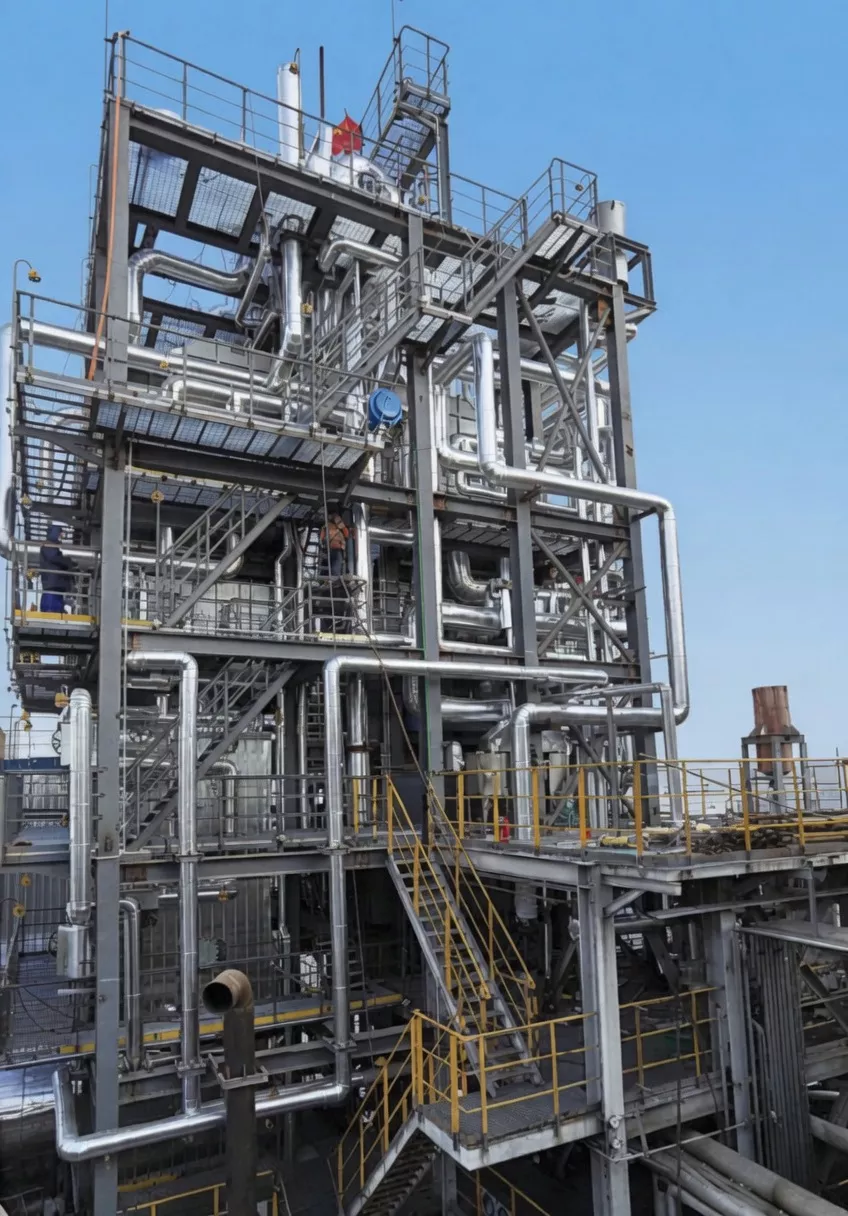 Multi-storey liquid nitrogen cryogenic VOC condensation and recovery skid with multi-stage condensers
