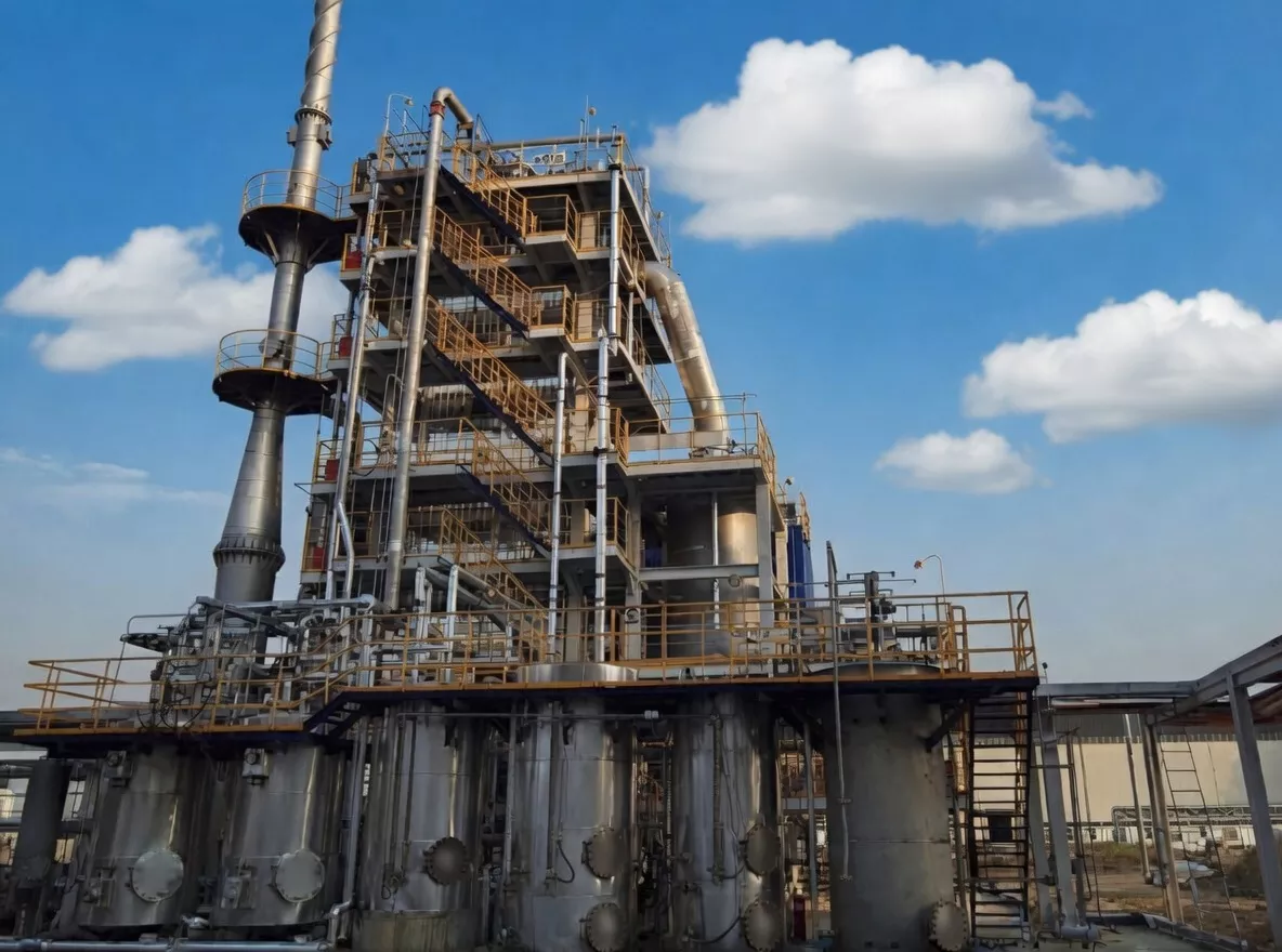 Organic Waste Liquid Incinerator Ever-power large scale organic waste liquid incinerator installation in a petrochemical plant
