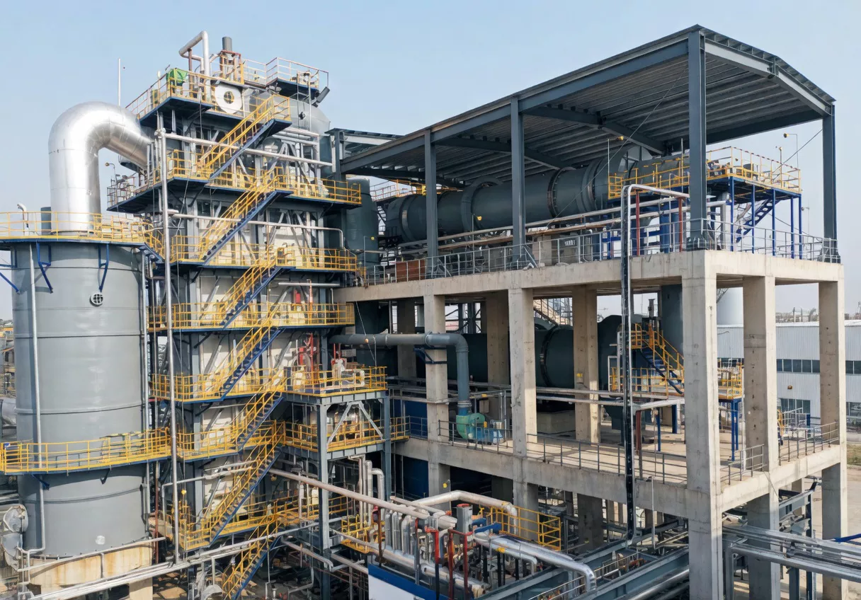 Ever-power heavy-duty rotary kiln waste liquid incinerator installation