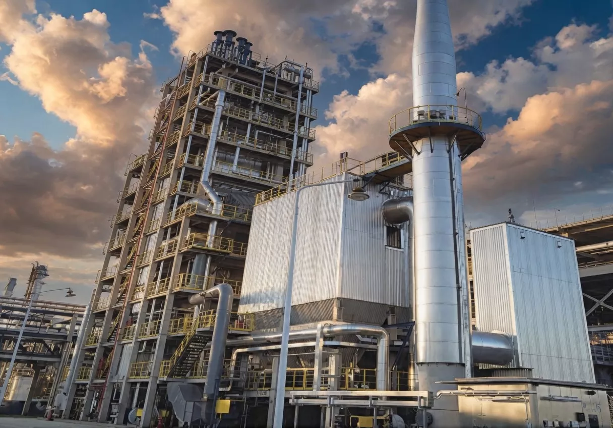 Pharmaceutical Manufacturer Incinerator with Quench Tower in Victoria