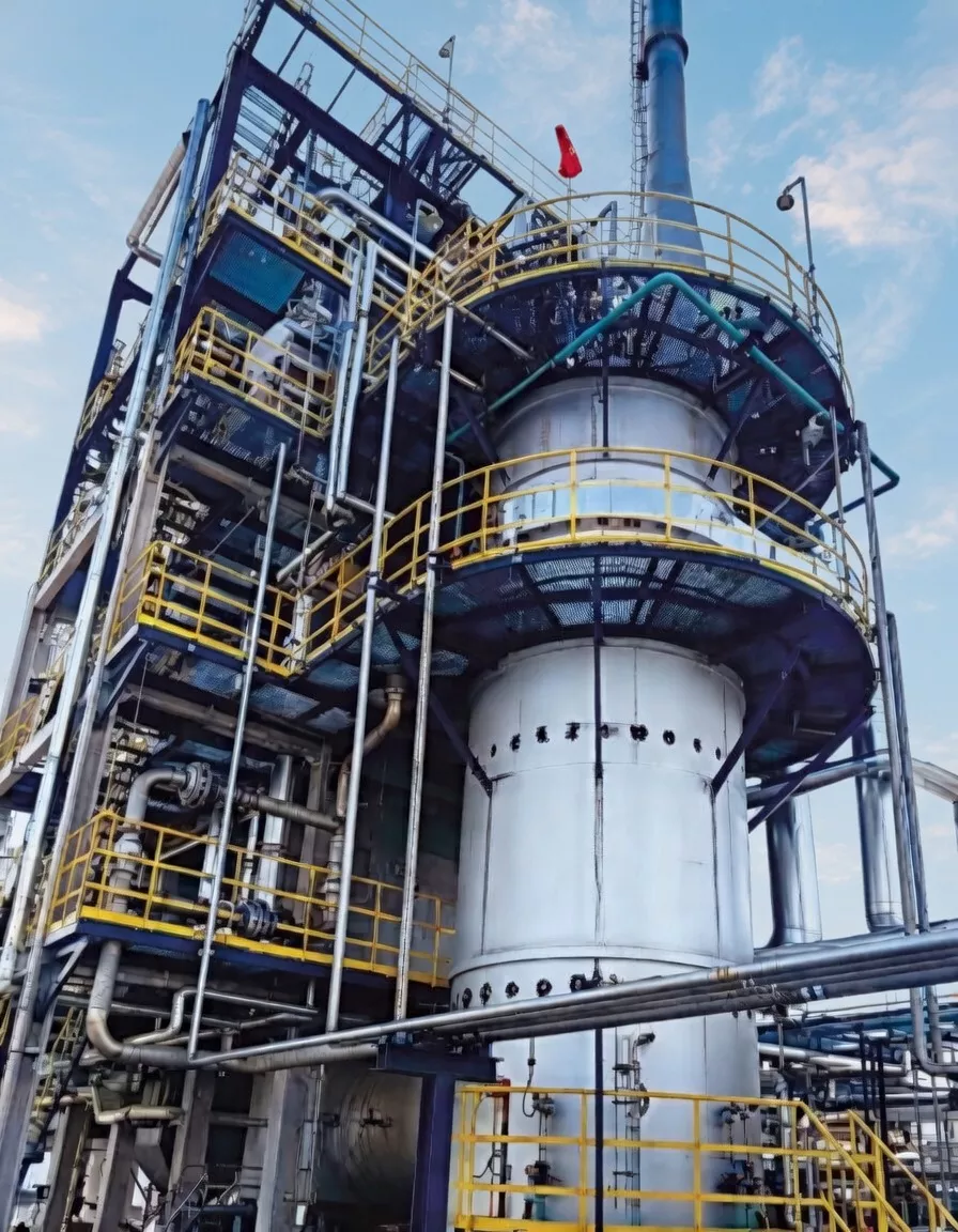 Ultra-low-NOx burners showing uniform stable flame inside a process furnace